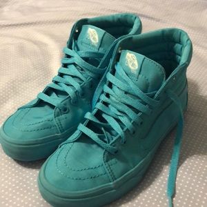 TEAL VANS! Used, but good condition!
